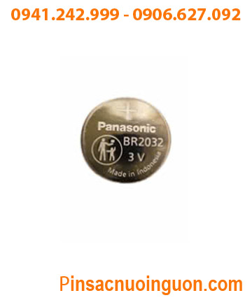 Panasonic BR2032, Pin 3v lithium Panasonic BR2032 (chịu nhiệt cao 125°C) Xuất xứ Indonesia