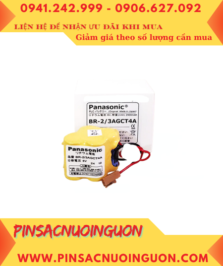 Panasonic BR-2/3AGCT4A; Pin nuôi nguồn Panasonic BR-2/3AGCT4A lithium 6v chính hãng, Xuất xứ Nhật