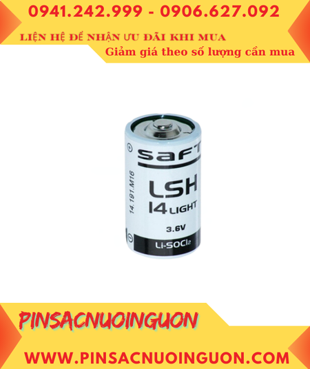 Saft LSH14 Light, Pin nuôi nguồn PLC Saft LSH14 Light Lithium 3.6v C 3600mAh (Xuất xứ Pháp)