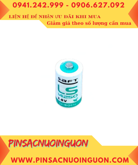Pin LS14250 _Pin Saft LS14250; Pin nuôi nguồn Saft LS14250 lithium 3.6v 1/2AA 1200mAh _Xuất xứ Pháp
