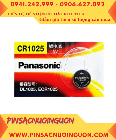 Pin CR1025 Pin Panasonic CR1025; Pin 3v lithium Panasonic CR1025 chính hãng