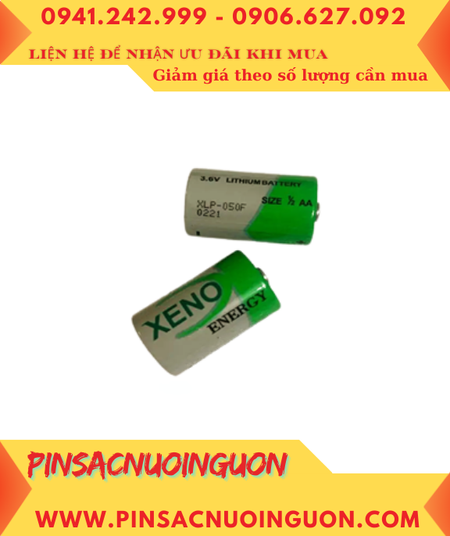 XENO XLP-050F; Pin nuôi nguồn XENO XLP-050F lithium 3.6v 1/2AA 1200mAh _Xuất xứ Hàn Quốc