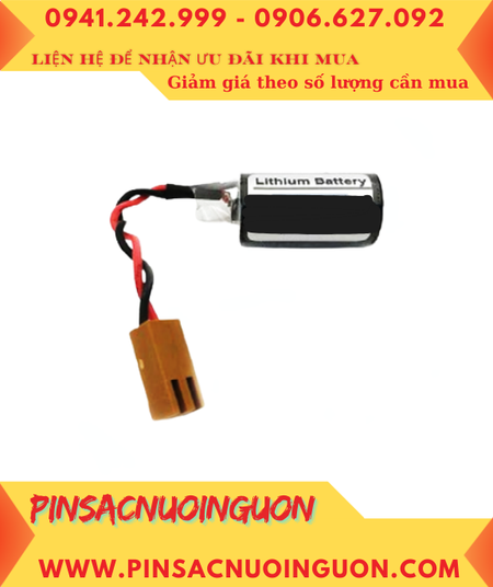 YASKAWA 34-369636-00; Pin nuôi nguồn YASKAWA 3.6v 1/2AA 1200mAh chính hãng, Xuất xứ Nhật