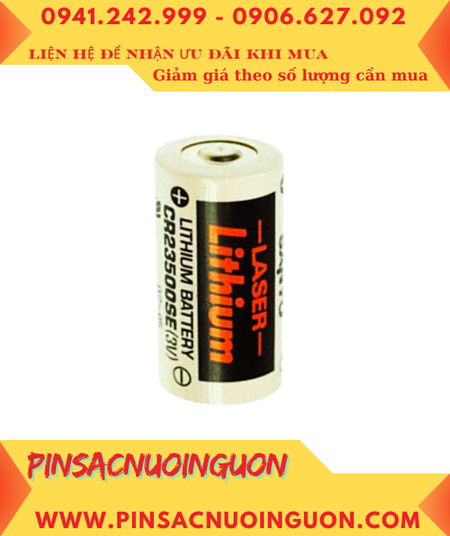 Sanyo CR23500SE; Pin nuôi nguồn Sanyo CR23500SE lithium 3v 5000mAh _Xuất xứ Nhật