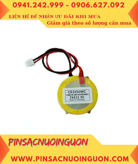 ABB Robots ABB TA521; Pin nuôi nguồn ABB Robots ABB TA521 chính hãng _Xuất xứ Indonesia