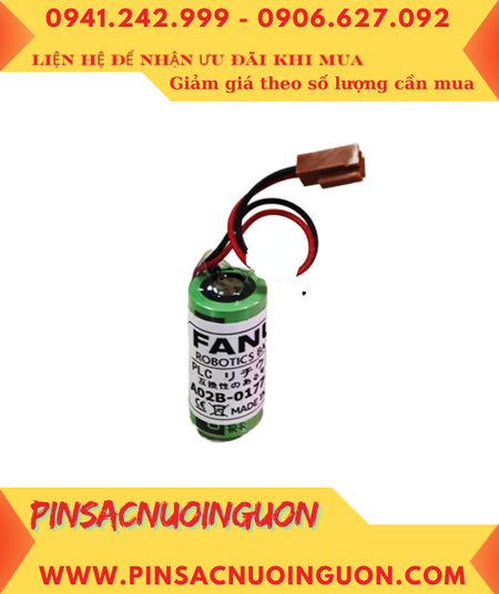 FANUC A02B-0177-K106; Pin nuôi nguồn FANUC A02B-0177-K106 lithium 3v, Xuất xứ NHẬT