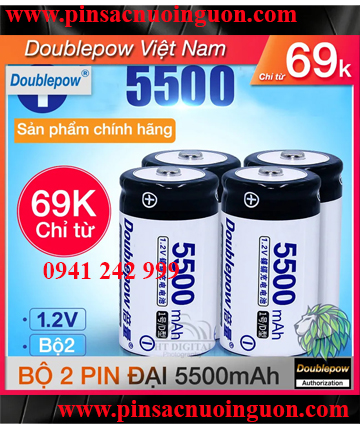 Pin D Đại - Sạc Pin Đa Năng DP-K32 Cho Pin 2A/3A/9V/D/C Doublepow Tự Ngắt1 thumb