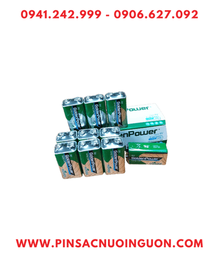 COMBO MUA 01 1HỘP 10viên Pin 9v GoldenPower G6F22 Greenergy chính hãng _Giá chỉ 75.000/Hộp