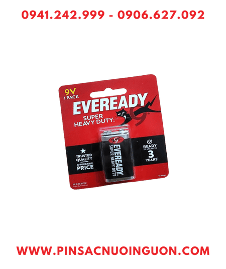 Eveready 1222-BP1 ; Pin 9v Eveready 1222-BP1 Heavy Duty _ Made in Singapore (Loại Vỉ 1viên)