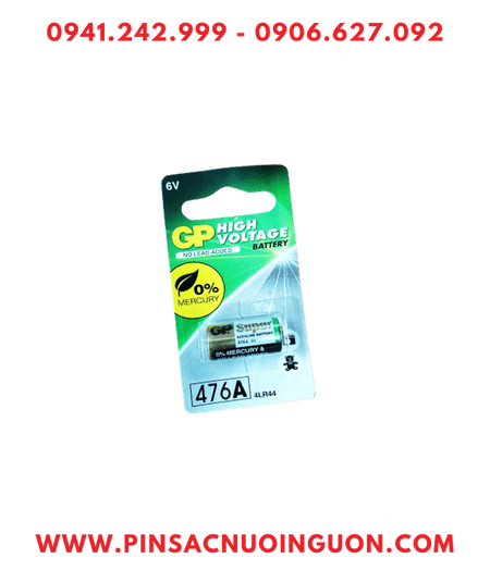 GP 4LR44 A544 476A Pin đo sáng máy ảnh Alkaline 6v chính hãng (Loại Vỉ 1viên)