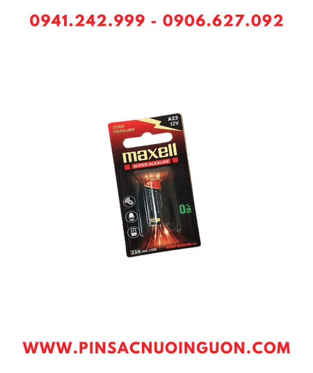 Maxell A23 _Pin Remote điều khiển Maxell 23A A23 23AE chính hãng (Loại Vỉ 1 viên)| HÀNG CÓ SẲN
