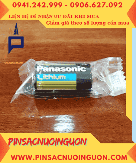 Panasonic CR123A; Pin Panasonic CR123A CR17345 Lithium 3V chính hãng _Xuất xứ Mỹ (USA)
