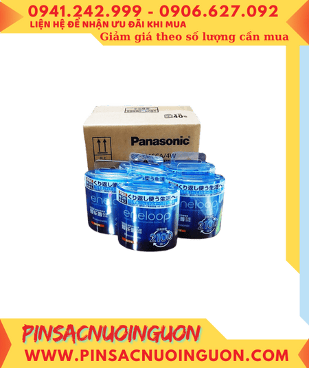 COMBO 01hộp 10vỉ=40viên Panasonic Eneloop BK-3MCCA/4W AA1900mAh (NHẬT) _Giá 3.620.000đ/Hộp