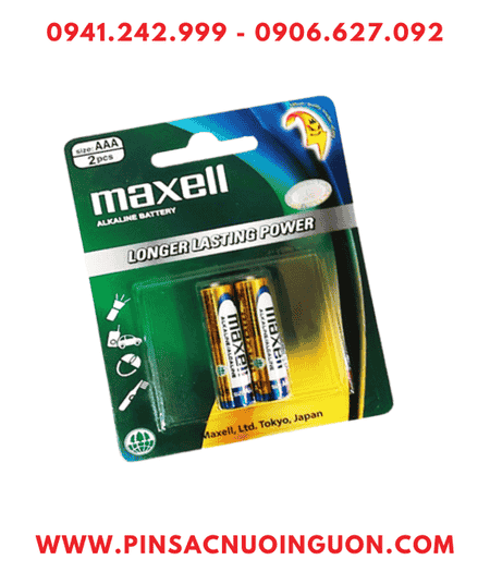 Maxell LR03(GD)2B Pin AAA 1.5v Alkaline Maxell LR03(GD)2B chính hãng (Loại Vỉ 2viên) _MẪU MỚI