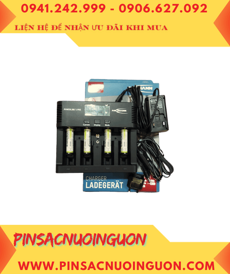 Ansman Powerline 5Pro, Bộ sạc pin 5 Pin -kèm sẳn 4 pin sạc Camelion NH-AA2500ABP2 AlwaysReady