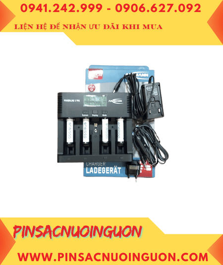 Ansman Powerline 5Pro, Bộ sạc pin 5 Pin -kèm sẳn 4 pin sạc Eneloop BK-3MCCE (AA2000mAh-1.2v, X.xứ NHẬT)