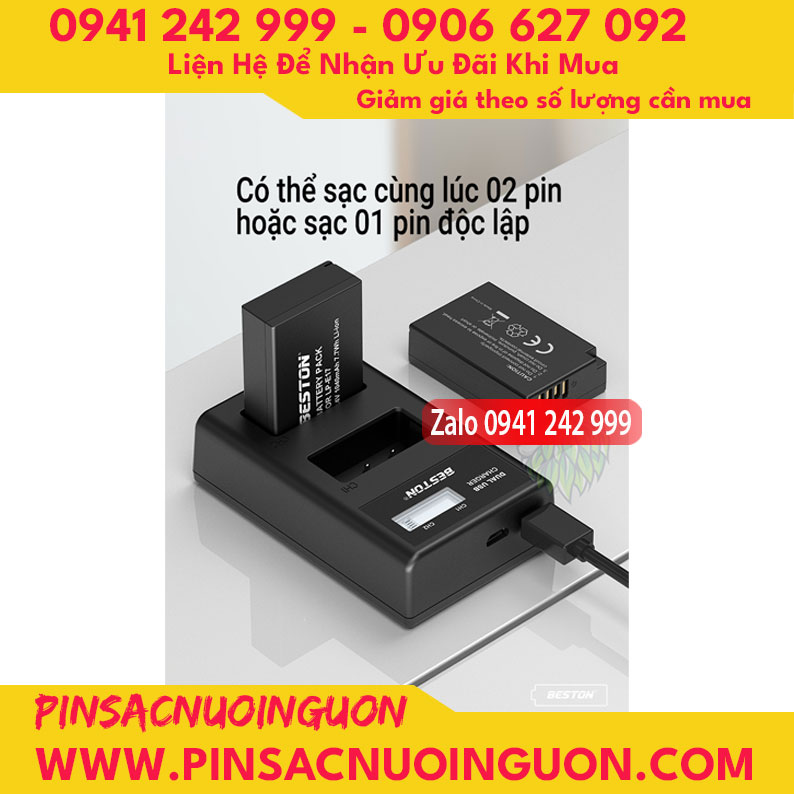 Bộ sạc pin Beston EN-EL15 dùng cho các dòng pin EL15 của Nikon thumb