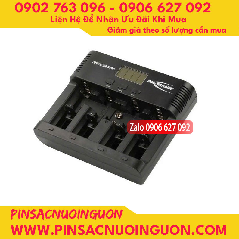 Bộ sạc pin POWERLINE 5 Pro ANSMANN – Hàng Nhập Khẩu thumb