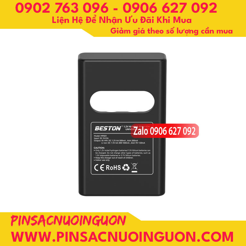 Bộ sạc Beston M9501, sạc cho pin 1.2V và 1.5V thumb