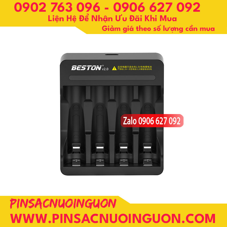 Bộ sạc pin Beston dành cho pin AA AAA Lithium 1.5V M7011