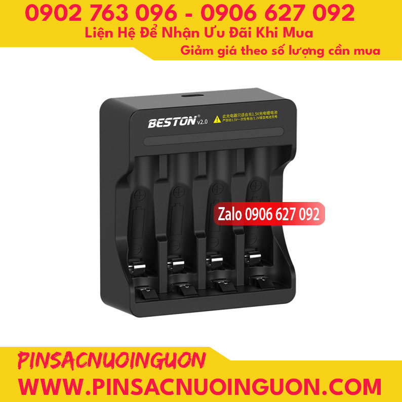 Bộ sạc pin Beston dành cho pin AA AAA Lithium 1.5V M7011 thumb