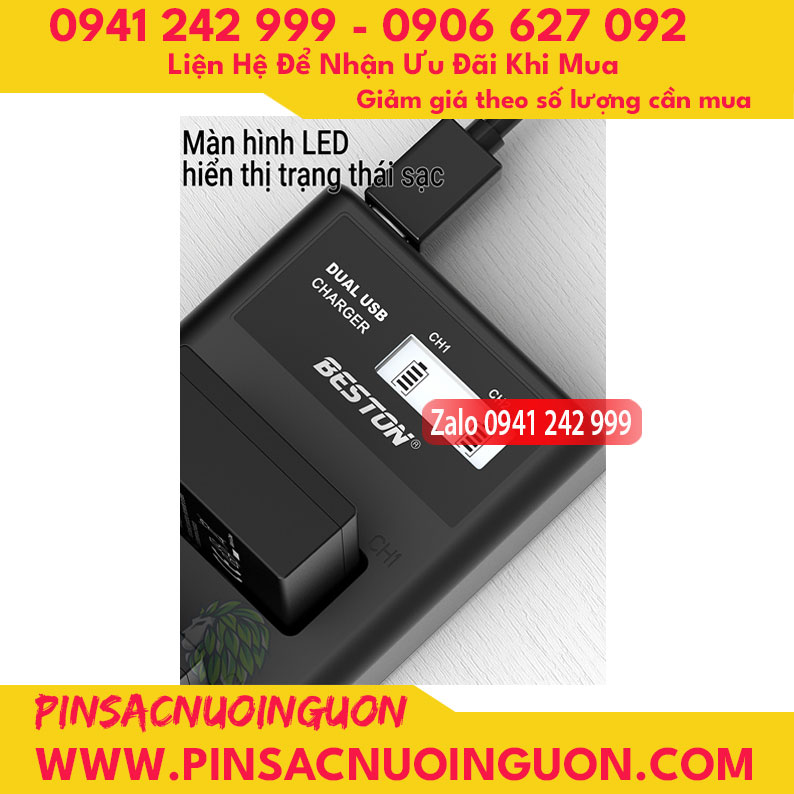 Bộ sạc pin Beston EN-EL14 dùng cho các dòng pin EL14 của Nikon thumb