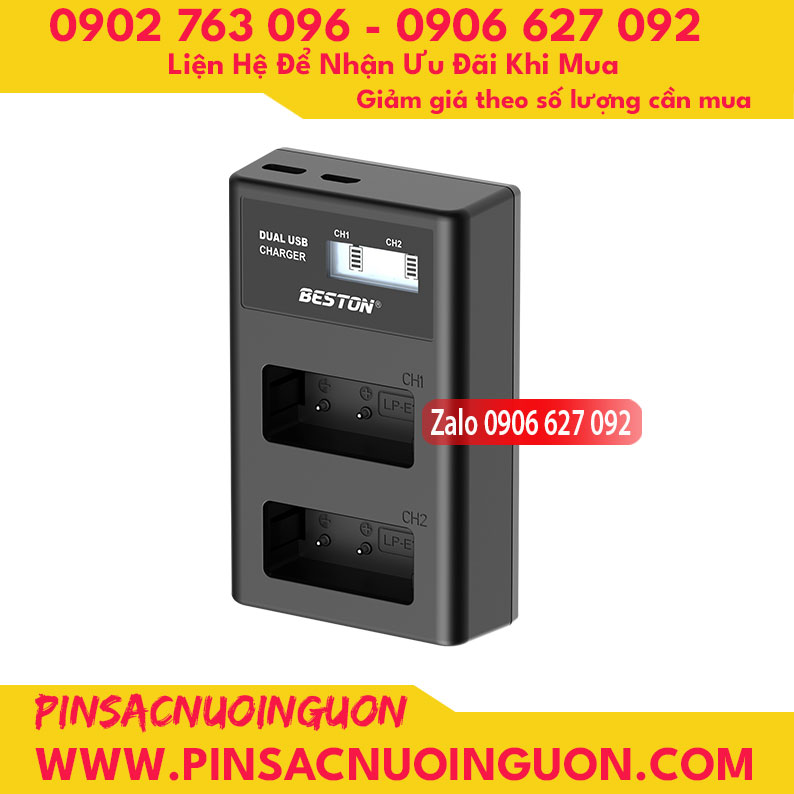 Bộ sạc pin Beston LP-E17 dùng cho các dòng pin LP-E17 của Canon