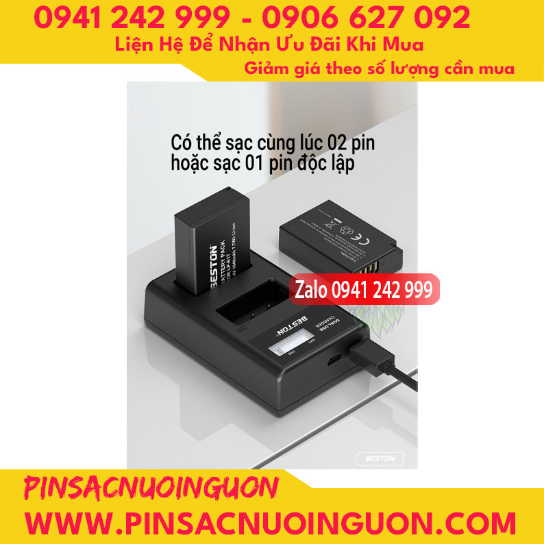 Bộ sạc pin Beston NP-F960 dùng cho các dòng pin F960/F750 của Sony thumb