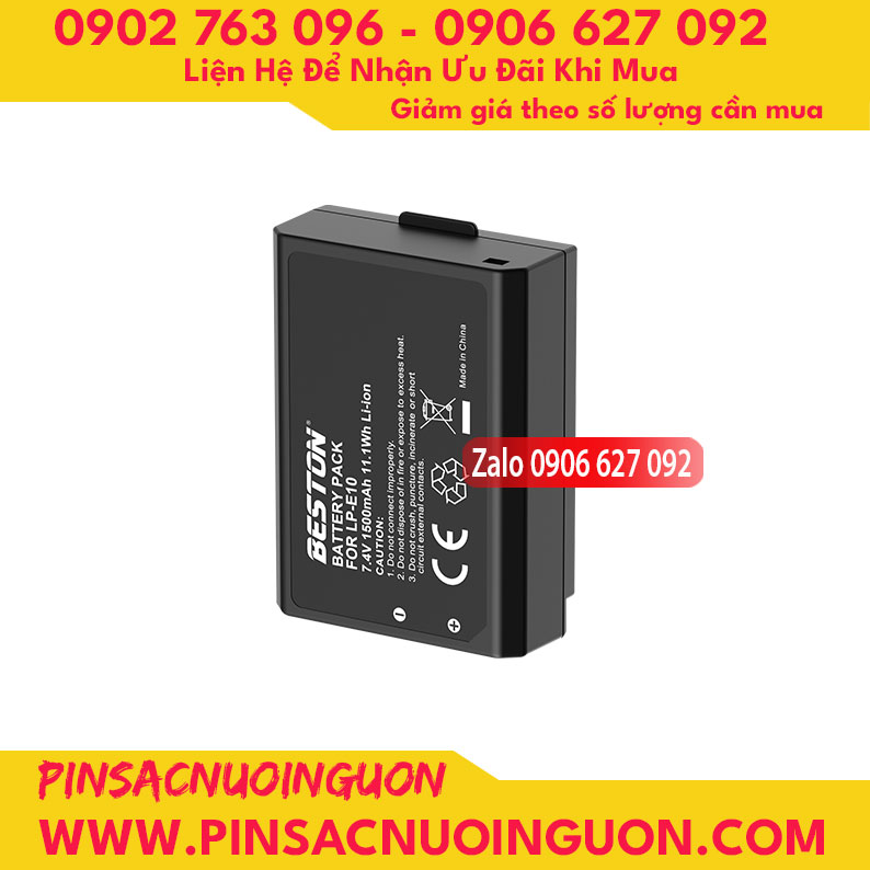 Pin Beston LP-E10 dùng cho máy ảnh Canon dung lượng 1500mAh