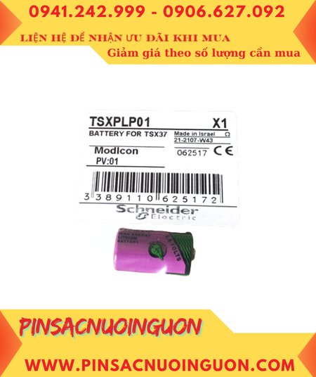 Schneider TSXPLP01, Pin nuôi nguồn Schneider TSX-PLP-01 lithium 3.6v, Xuất xứ ISRAEL