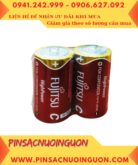 Fujitsu LR14(2S) FH; Pin Alkaline 1.5v Fujitsu LR14(2S) FH High Power _Made in Japan