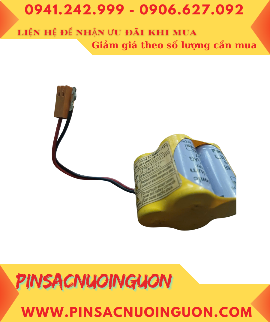 Lisun CR17505, Pin nuôi nguồn PLC Lisun CR17505 lithium manganese 3v 2500mAh chính hãng