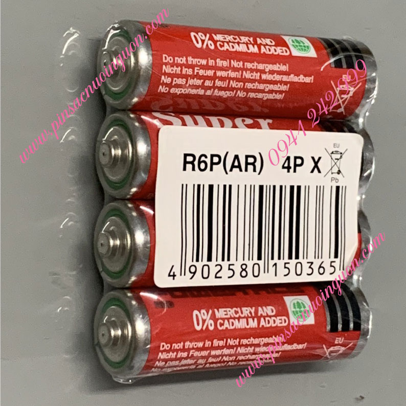 COMBO 1HỘP=40viên Pin AA 1.5v Maxell R6P(AR)4P SUM-3 Super Power ACE _Giá chỉ 109.000đ/ Hộp