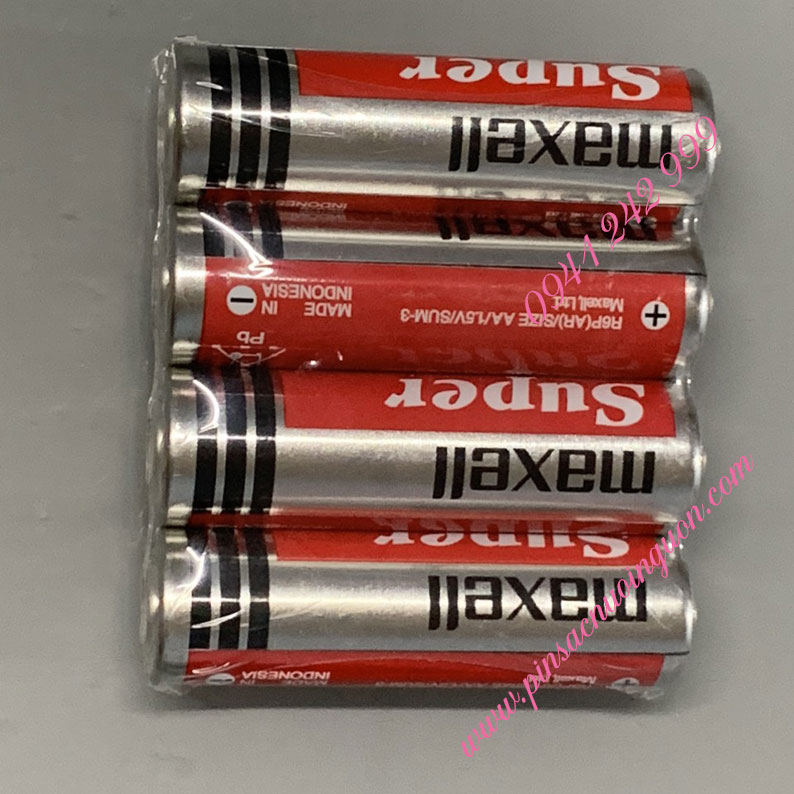 COMBO 1HỘP=40viên Pin AA 1.5v Maxell R6P(AR)4P SUM-3 Super Power ACE _Giá chỉ 109.000đ/ Hộp