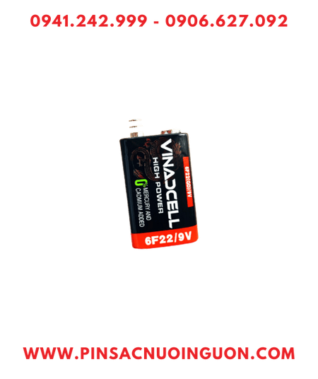 Vinaxell 6F22(GB)/9V Pin vuông 9v Vinaxell 6F22(GB)/9V High Power chính hãng /Gói 1viên