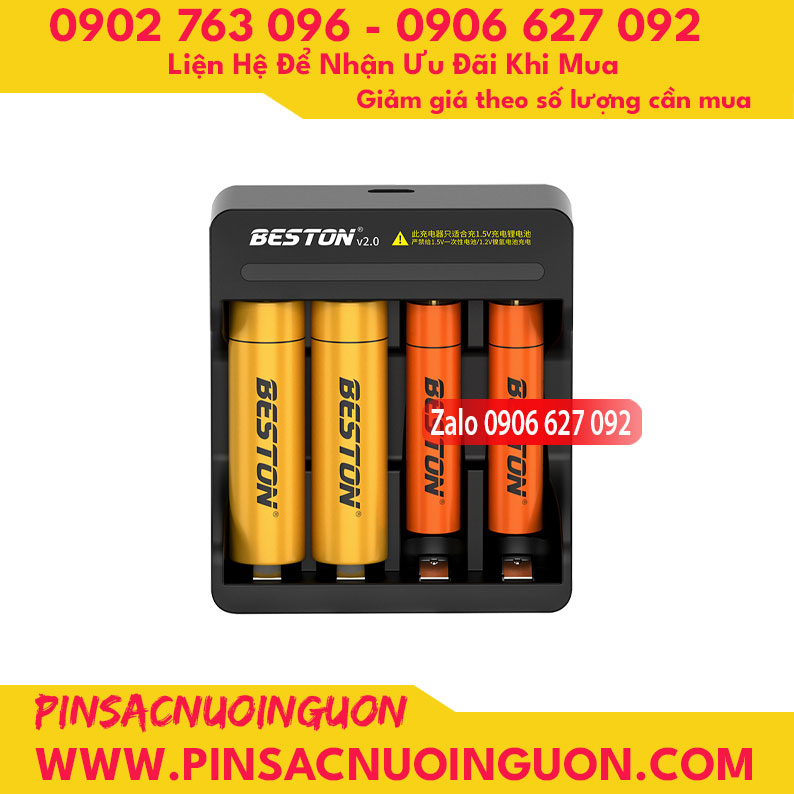 Bộ sạc pin Beston dành cho pin AA AAA Lithium 1.5V M7011