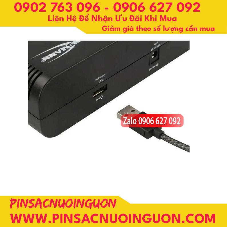 Bộ sạc pin POWERLINE 5 Pro ANSMANN – Hàng Nhập Khẩu