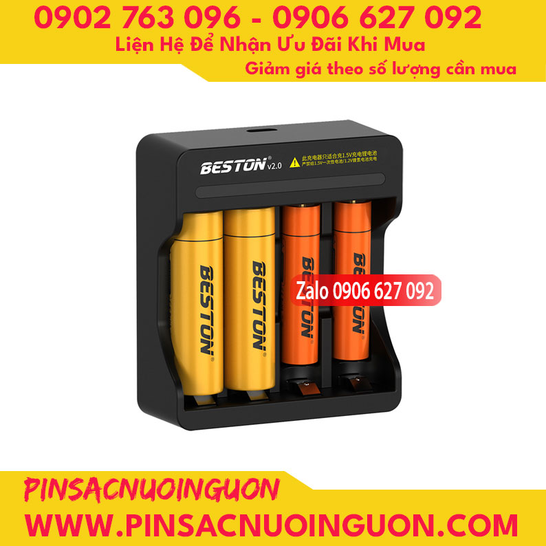 Bộ sạc pin Beston dành cho pin AA AAA Lithium 1.5V M7011
