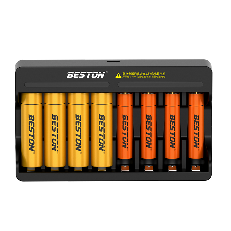 Bộ sạc 8 pin Beston dành cho pin AA AAA Lithium 1.5V M7012