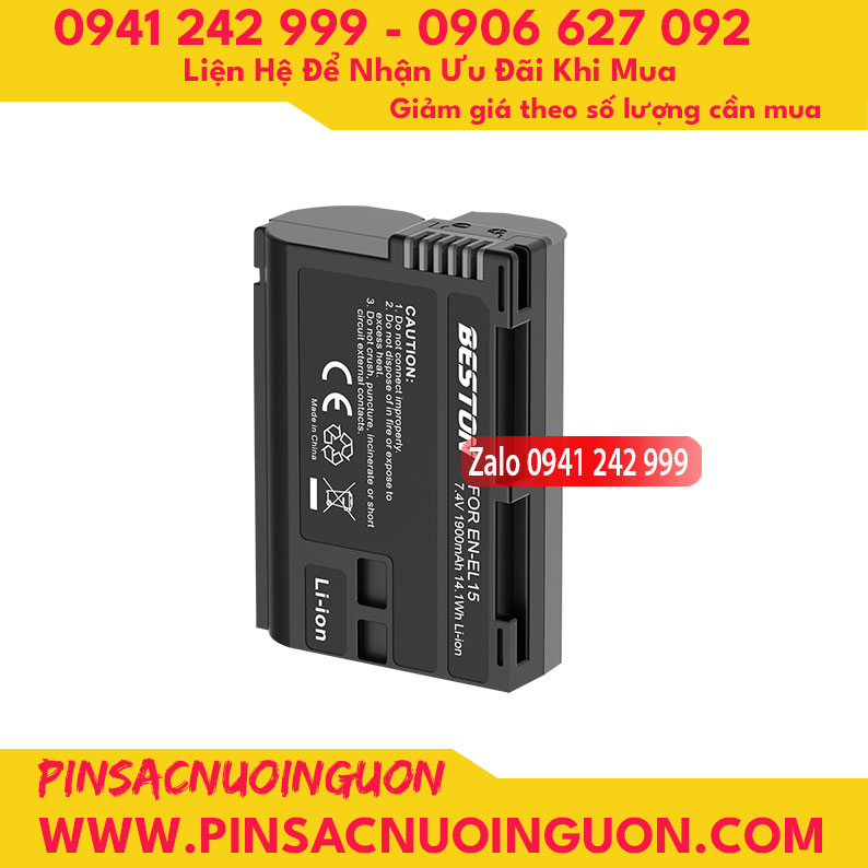 Pin Beston EN-EL15 dùng cho máy ảnh Nikon dung lượng 1900mAh
